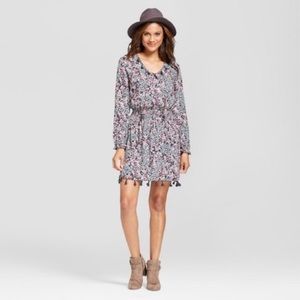 NWT Knox rose floral tassel dress